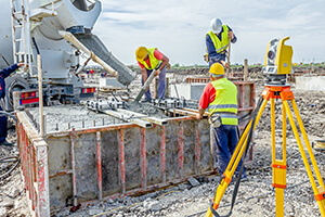 Full Concrete Contractors Team At Work